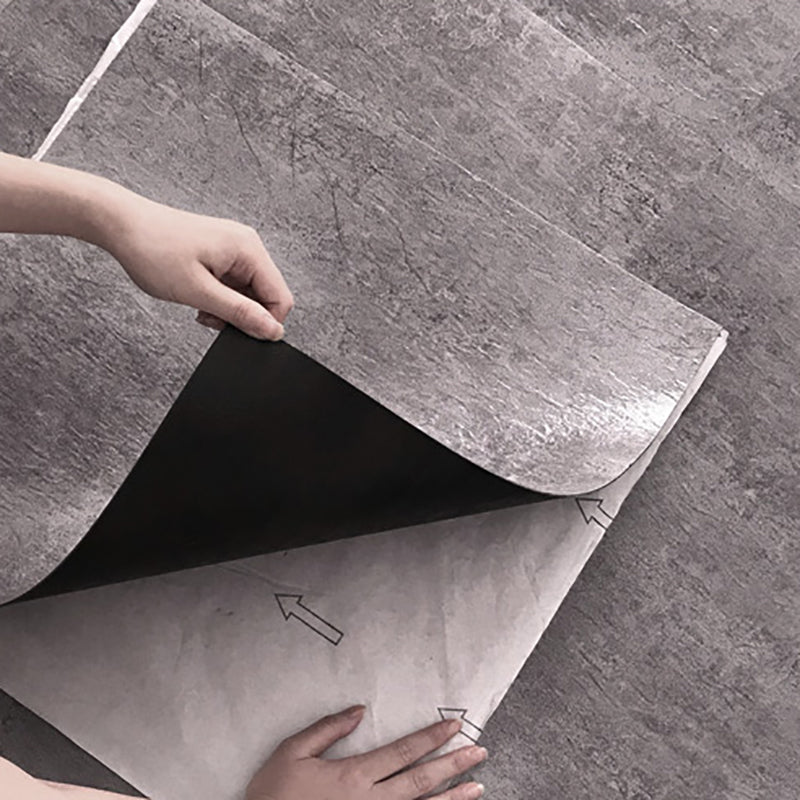BowLift | Modern Water-Repellent Plastic Flooring Fabric Look Square Edge Floor Tiles