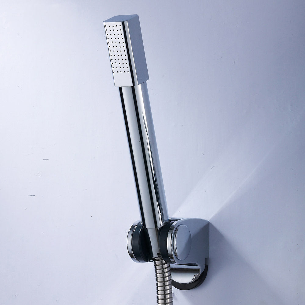 BowLift | Simple Handheld Shower Head Square 304 Stainless Steel Shower Head