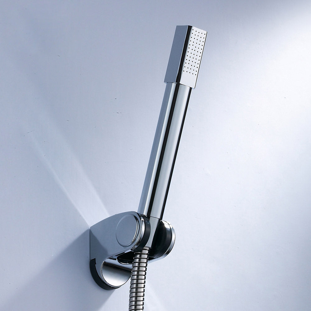 BowLift | Simple Handheld Shower Head Square 304 Stainless Steel Shower Head