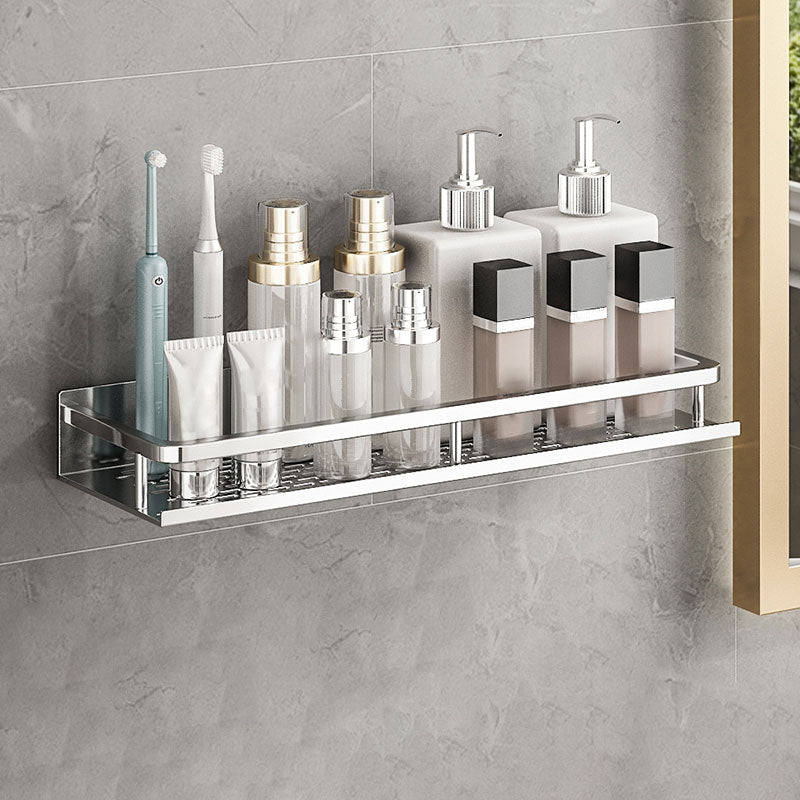 BowLift | Silver Bathroom Accessory Set Metal 1/2/3 - Piece Bathroom Shelf