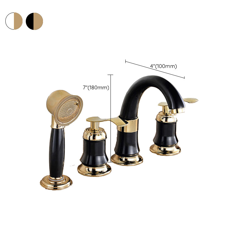 BowLift | Contemporary Tub Faucet Trim Deck Mount Tub Faucet Trim for Bathroom