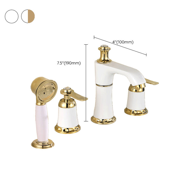 BowLift | Contemporary Tub Faucet Trim Deck Mount Tub Faucet Trim for Bathroom