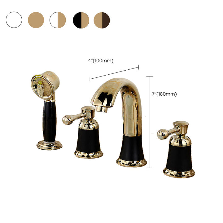 BowLift | Contemporary Tub Faucet Trim Deck Mount Tub Faucet Trim for Bathroom