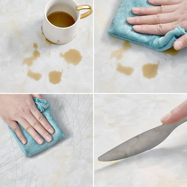 BowLift | Marbleing Stain Resistant Tiles PVC Single Peel & Stick Tiles for Backsplash