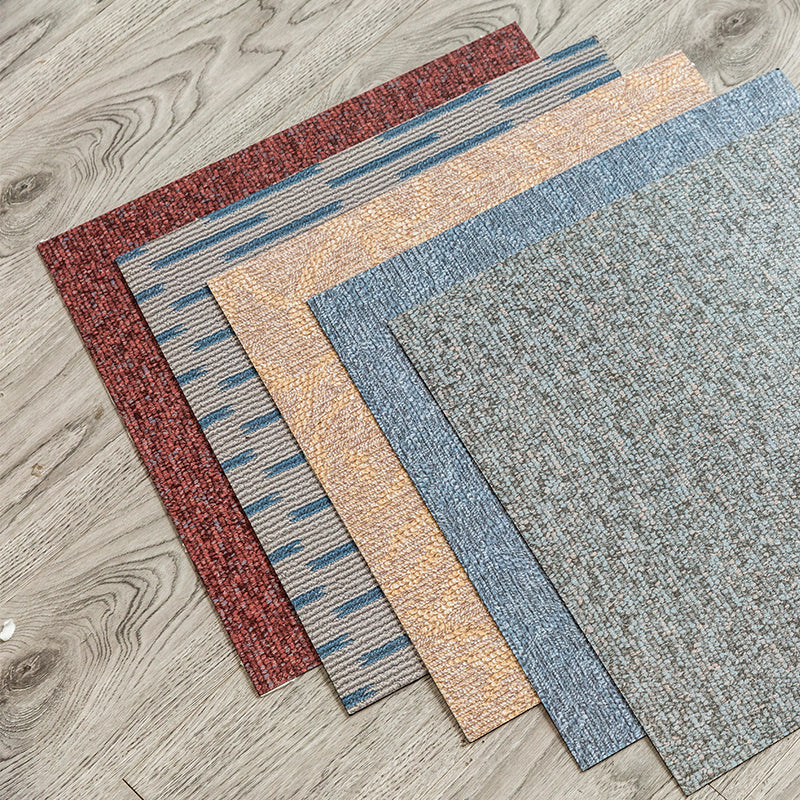BowLift | Square Plastic Flooring Water Repellent Peel and Stick Tiles Floor Leather