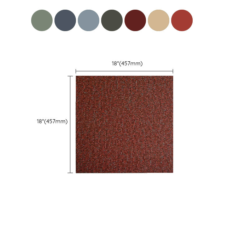 BowLift | Square Plastic Flooring Water Repellent Peel and Stick Tiles Floor Leather
