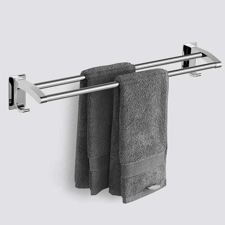 BowLift | Polished Chrome Bathroom Accessory Set Modern Bathroom Shelf Stainless Steel