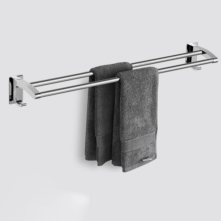BowLift | Polished Chrome Bathroom Accessory Set Modern Bathroom Shelf Stainless Steel
