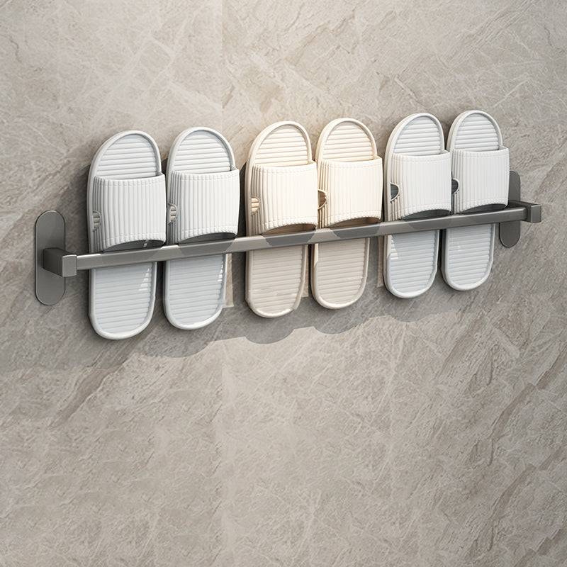BowLift | Gray Bathroom Accessory Set Modern 1/2 - Piece Bathroom Shelf Rustproof