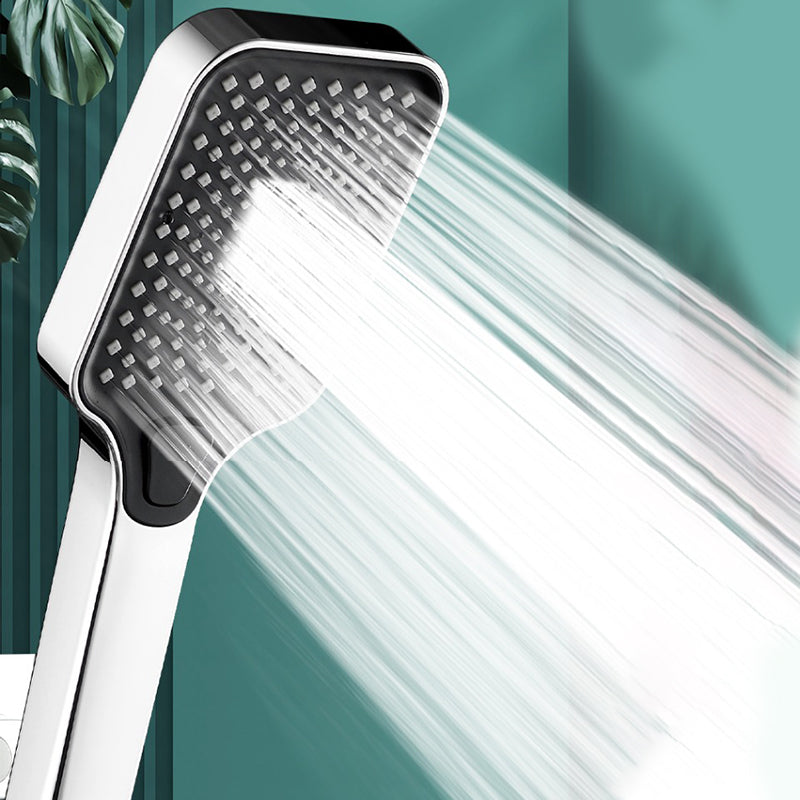BowLift | Contemporary Rectangular Hand Shower Adjustable Spray Pattern Showerhead