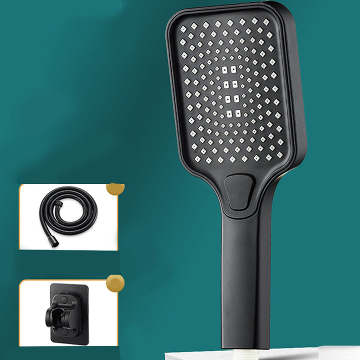 BowLift | Contemporary Rectangular Hand Shower Adjustable Spray Pattern Showerhead