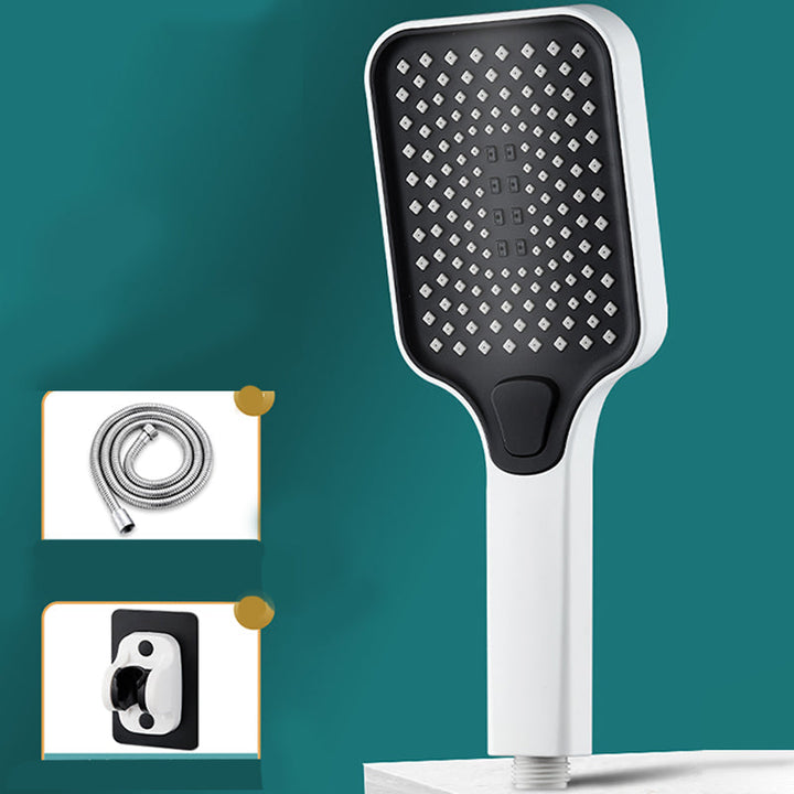 BowLift | Contemporary Rectangular Hand Shower Adjustable Spray Pattern Showerhead