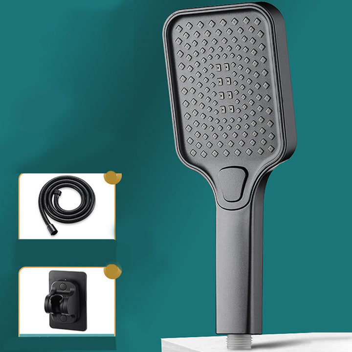 BowLift | Contemporary Rectangular Hand Shower Adjustable Spray Pattern Shower Head
