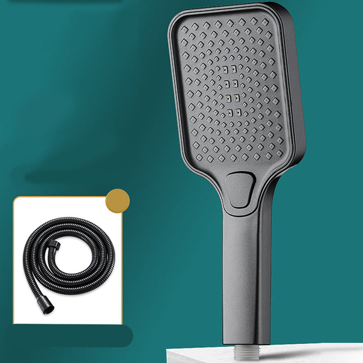BowLift | Contemporary Rectangular Hand Shower Adjustable Spray Pattern Showerhead