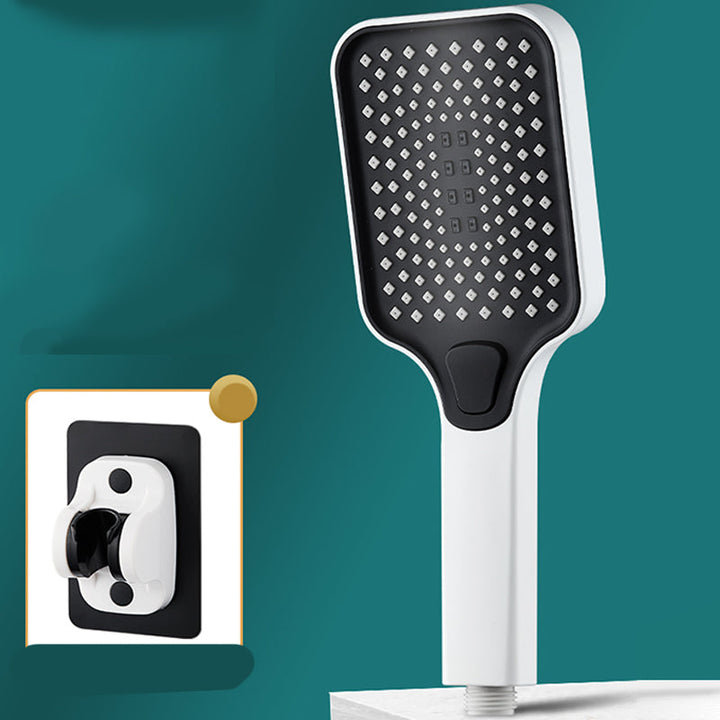 BowLift | Contemporary Rectangular Hand Shower Adjustable Spray Pattern Showerhead
