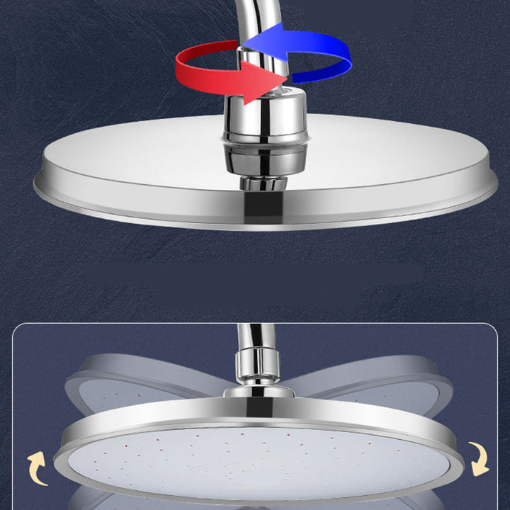 BowLift | Round Showerhead Combo Modern Fixed Showerhead for Bathroom