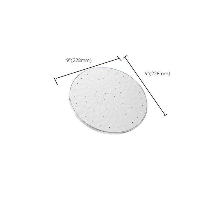 BowLift | Round Showerhead Combo Modern Fixed Showerhead for Bathroom