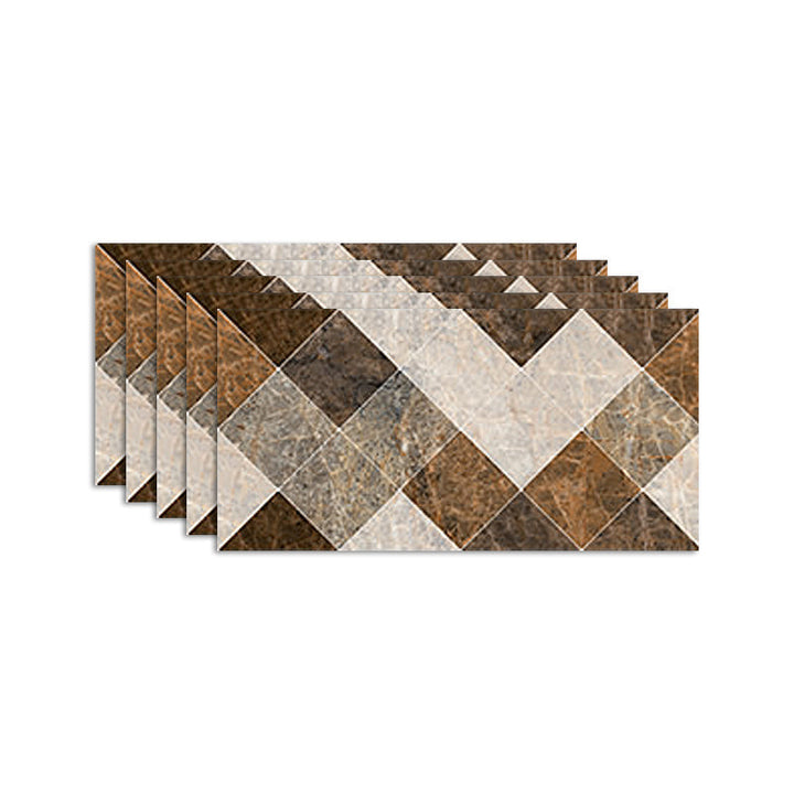 BowLift | Brown non-slip floor tile 30 cm x 60 cm brick effect single tile PVC