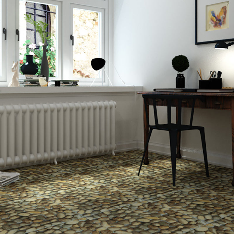 BowLift | Modern Stone Look Plastic Flooring Waterproof Tiles with Square Edge