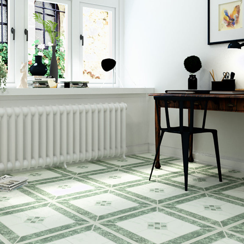 BowLift | Modern Stone Look Plastic Flooring Waterproof Tiles with Square Edge