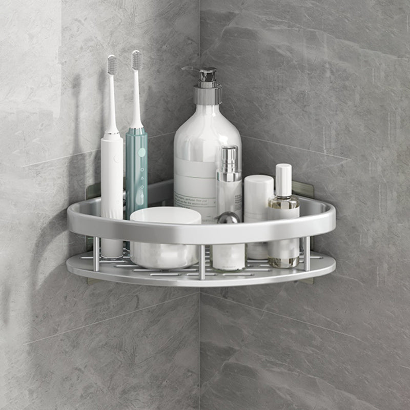 BowLift | Silver/Black Bathroom Accessories Set Modern 1/2/3 - Piece Bathroom Shelf
