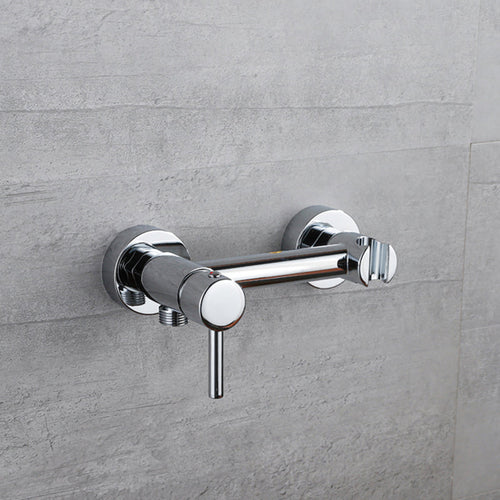 BowLift | Lever Handle Bathtub Faucet Wall Mount Shower Hose Swivel Spout Bathtub Filling with Hand Shower