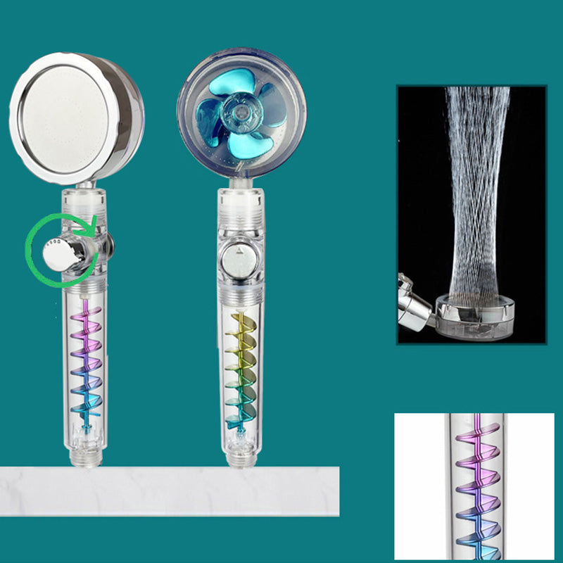 BowLift | Modern Round Handheld Showerhead Rain Spray Head made of Plastic