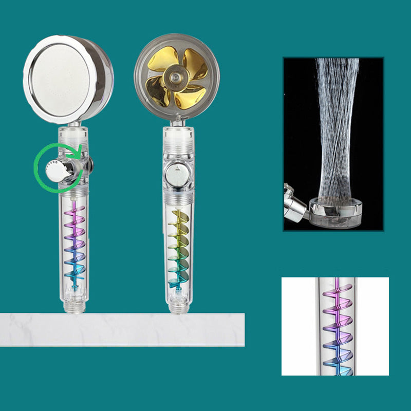BowLift | Modern Round Handheld Showerhead Rain Spray Head made of Plastic