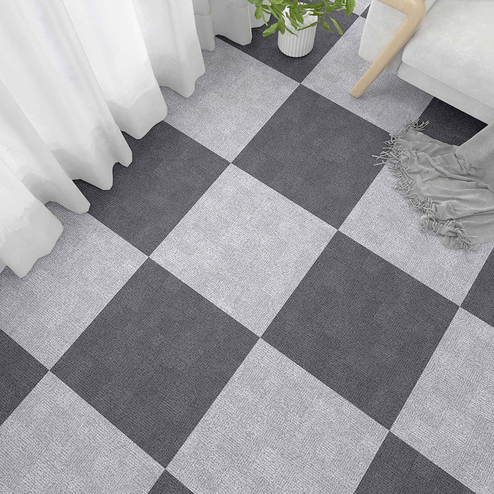 BowLift | Rectangular Plastic Floor Water-Resistant Fabric Look Floor Tiles