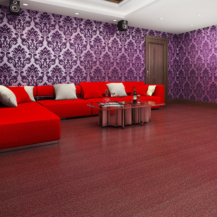 BowLift | Square Plastic Floor Water-Repellent Fabric Look Peel & Stick Floor Tiles