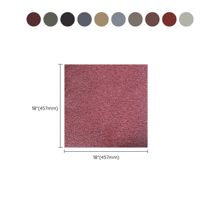 BowLift | Square Plastic Floor Water-Repellent Fabric Look Peel & Stick Floor Tiles