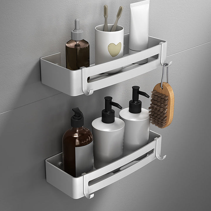 BowLift | Silver Bathroom Accessory Set Modern Anti-Rust 1/2/3 -piece Bath Shelf