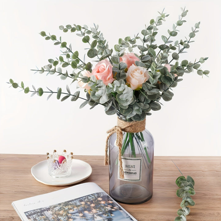 BowLift | SpringEuca Artificial Eucalyptus – Decorative Centerpiece for Get Well or Hanukkah