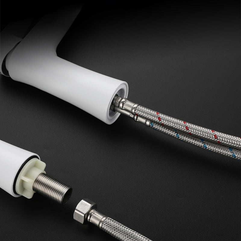 BowLift | Faucet Hose Stainless Steel Single-Lever Basin Mixer