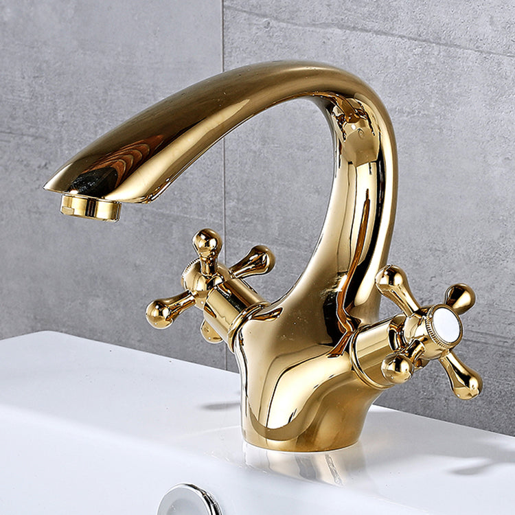 BowLift | Bathroom Accessories Faucet Double Cross Handle Low Arc Industrial Sink Faucet