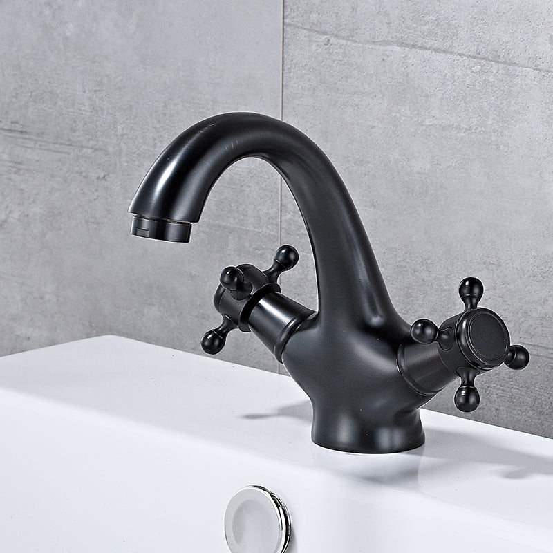 BowLift | Bathroom Accessories Faucet Double Cross Handle Low Arc Industrial Sink Faucet