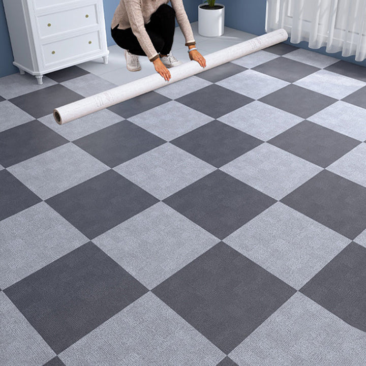 BowLift | Fabric Look Plastic Floor Water Resistant Square Edge Floor Tiles