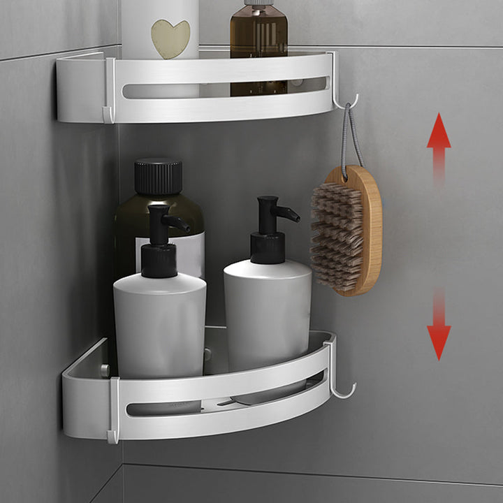 BowLift | Silver Bathroom Set Modern Rust Protection Bathroom Accessories Single or as a Set