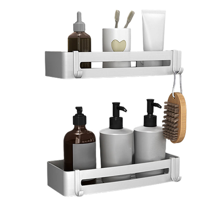BowLift | Silver Bathroom Set Modern Rust Protection Bathroom Accessories Individual or as Set