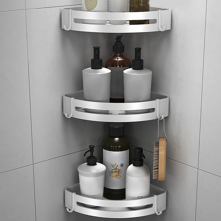 BowLift | Silver Bathroom Set Modern Rust Protection Bathroom Accessories Individual or as Set