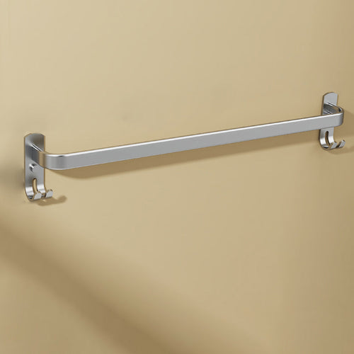 BowLift | Minimalism Gray Bathroom Accessories Set Contemporary Style Aluminum Towel Rack