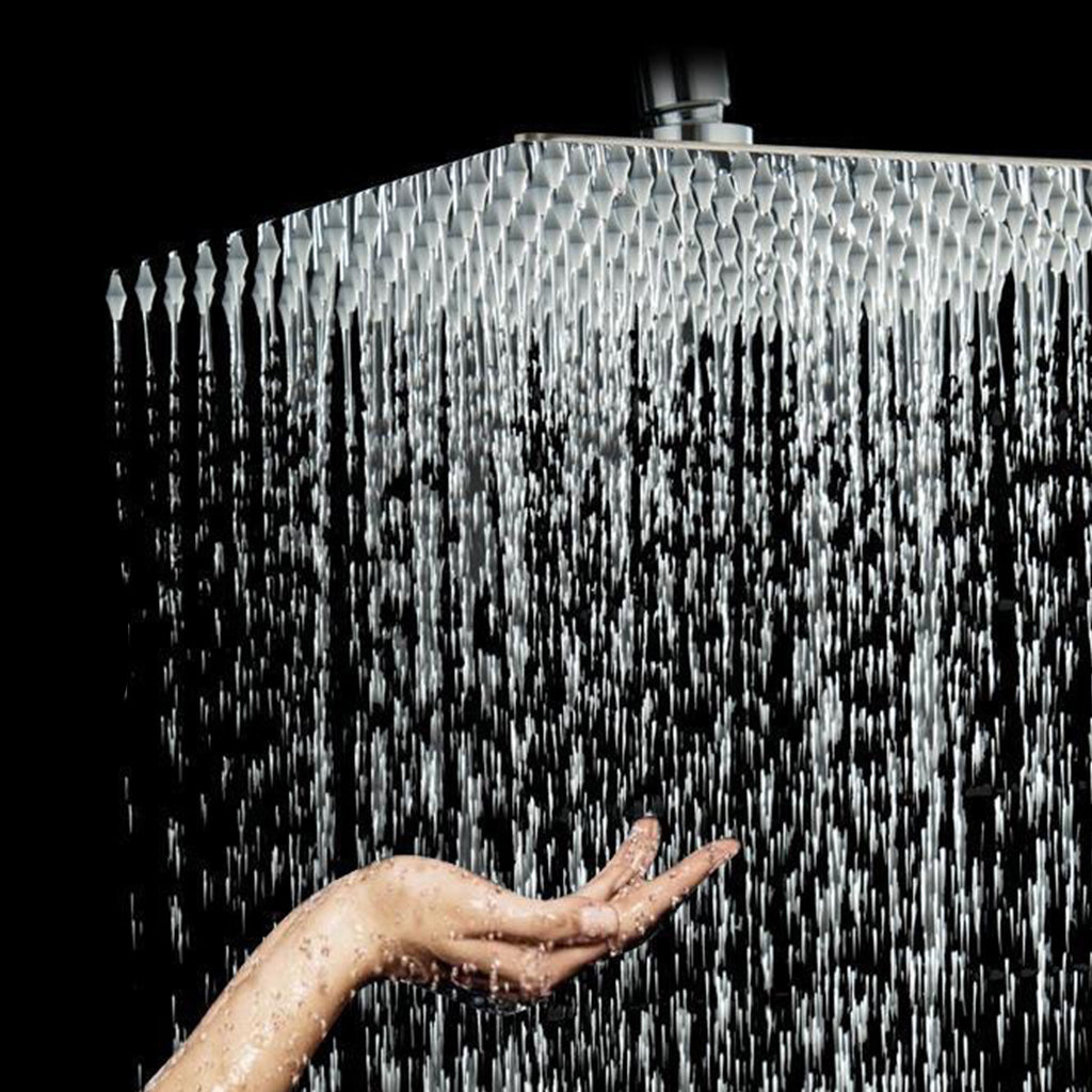 BowLift | Stainless Steel Showerhead Combo Modern Fixed Showerhead for the Bathroom