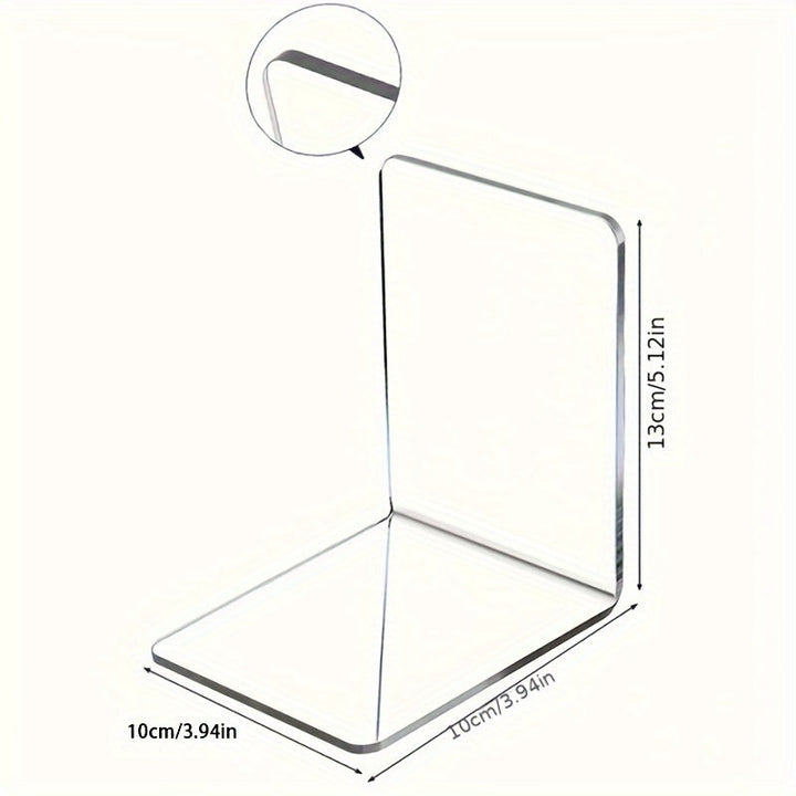 ClearView - Elegant L-shaped Acrylic Bookstand Bowlift