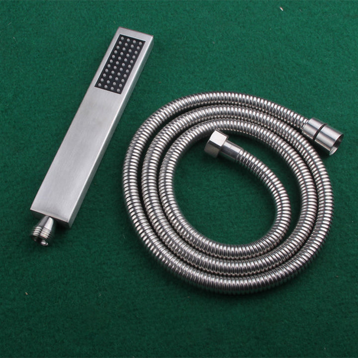 BowLift | Simple Rectangle Shower Head 304 Stainless Steel Hand Shower