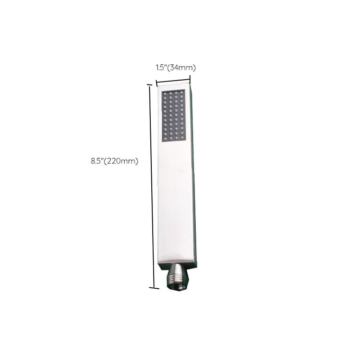 BowLift | Simple Rectangle Shower Head 304 Stainless Steel Hand Shower