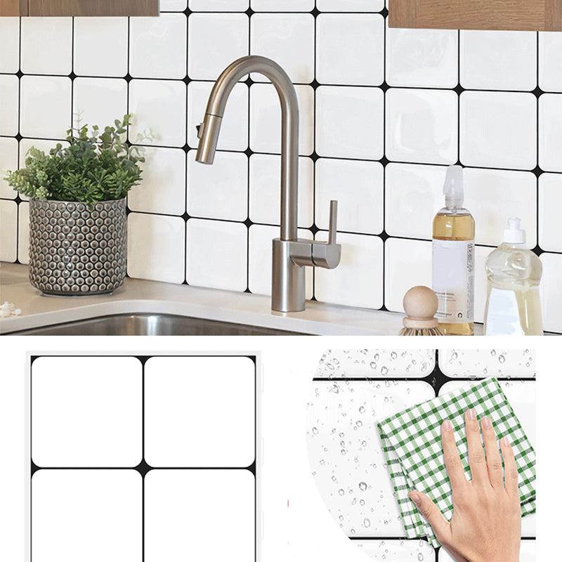 BowLift | Square Peel and Stick Back Wall Tile PVC Peel and Stick Tile for the Kitchen
