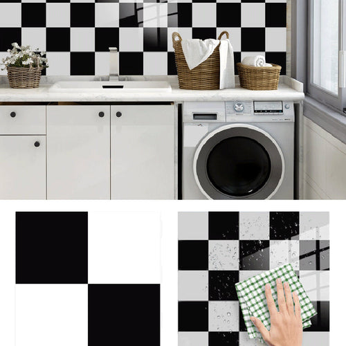 BowLift | Quadrat Peel and Stick Back Wall Tile PVC Peel and Stick Tile for the Kitchen
