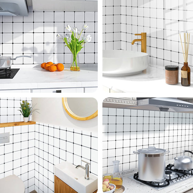 BowLift | Square Peel and Stick Back Wall Tile PVC Peel and Stick Tile for the Kitchen