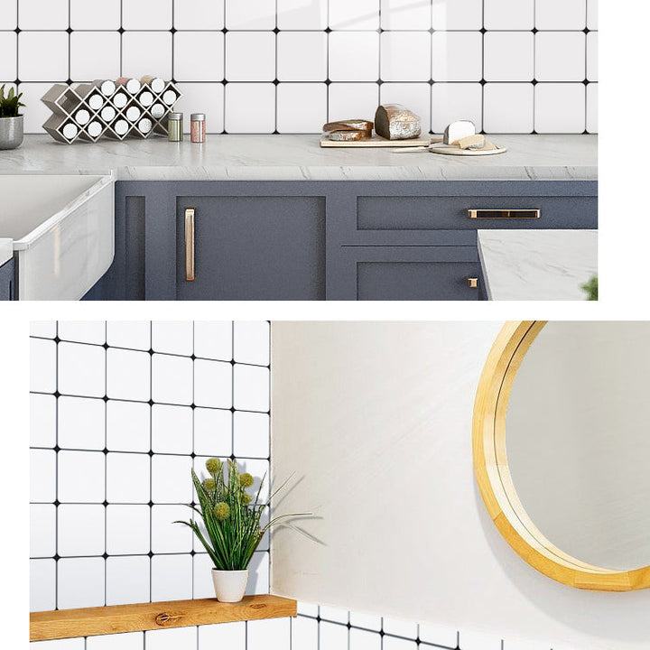 BowLift | Square Peel and Stick Back Wall Tile PVC Peel and Stick Tile for the Kitchen