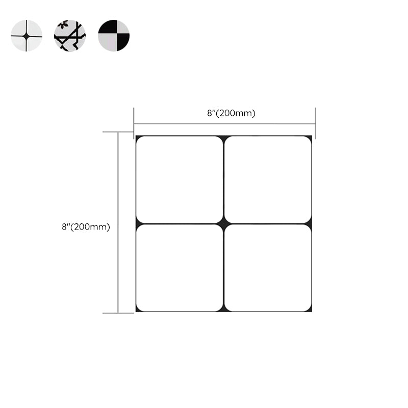 BowLift | Quadrat Peel and Stick Back Wall Tile PVC Peel and Stick Tile for the Kitchen